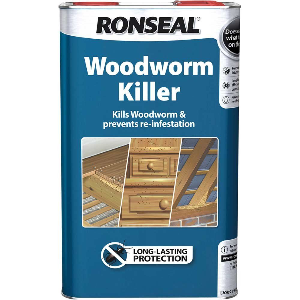 Ronseal 37662 Woodworm Killer 5 Litre - Image 1
