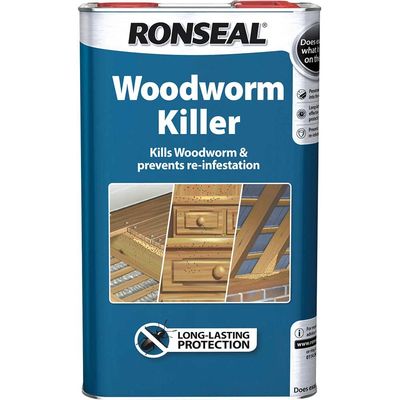 Ronseal 37662 Woodworm Killer 5 Litre