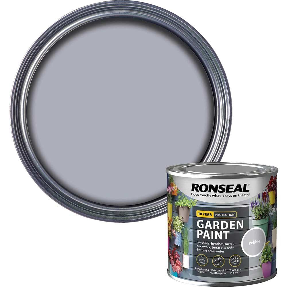 Ronseal 38264 Garden Paint Pebble 250Ml - Image 1