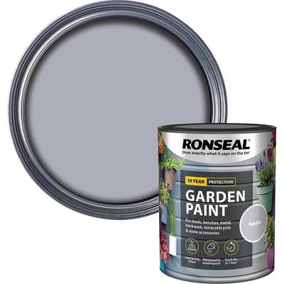 Ronseal 38265 Garden Paint Pebble 750Ml