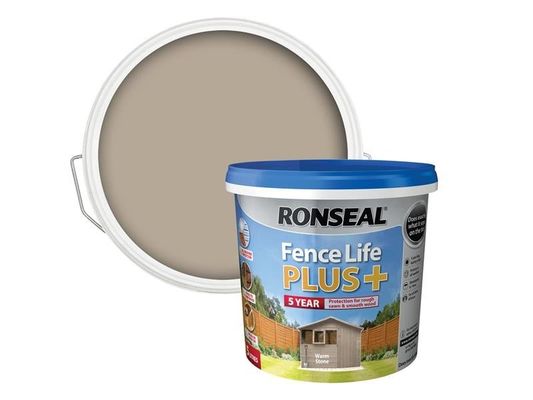 Ronseal 38396 Fence Life Plus+ Warm Stone 5 Litre
