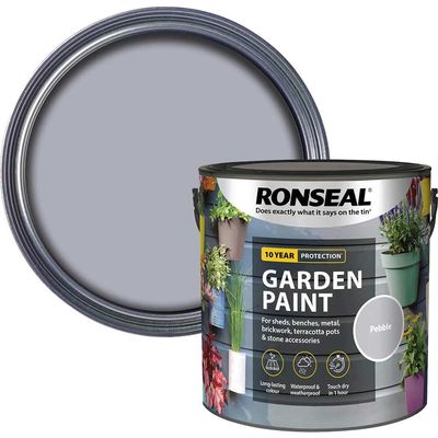 Ronseal 38510 Garden Paint Pebble 2.5 Litre