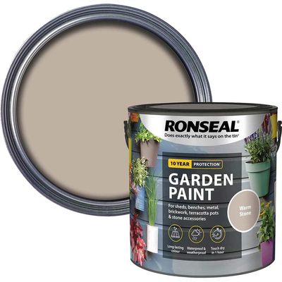 Ronseal 38515 Garden Paint Warm Stone 2.5 Litre