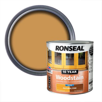 Ronseal 38677 10 Year Woodstain Natural Pine 750Ml - Thumbnail 2