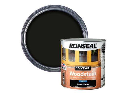 Ronseal 38684 10 Year Woodstain Ebony 750Ml