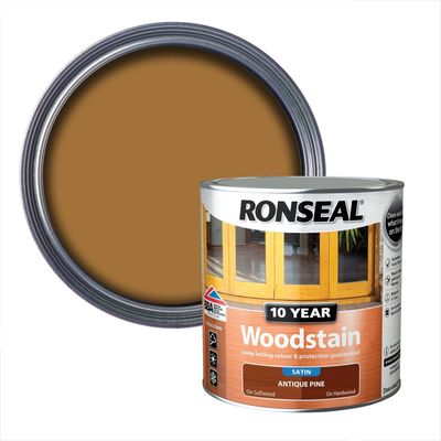 Ronseal 38687 10 Year Woodstain Antique Pine 2.5 Litre - Thumbnail 2