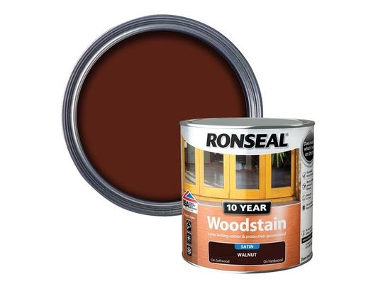 Ronseal 38693 10 Year Woodstain Walnut 2.5 Litre