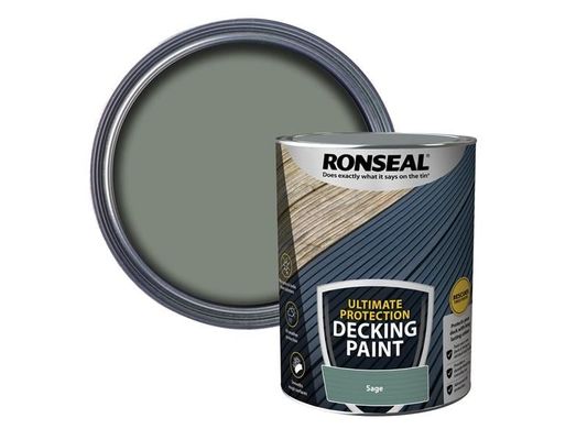 Ronseal 39103 Ultimate Protection Decking Paint Sage 5 Litre