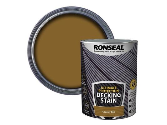 Ronseal 39111 Ultimate Protection Decking Stain Country Oak 5 Litre
