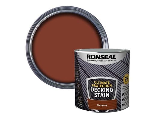 Ronseal 39117 Ultimate Protection Decking Stain Rich Mahogany 2.5 Litre