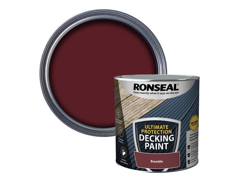 Ronseal 39142 Ultimate Protection Decking Paint Bramble 2.5 Litre - Image 1