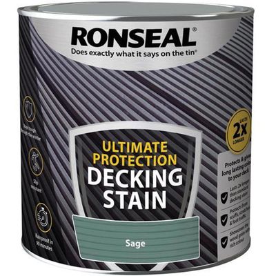 Ronseal 39221 Ultimate Protection Decking Stain Sage 2.5 Litre - Thumbnail 2