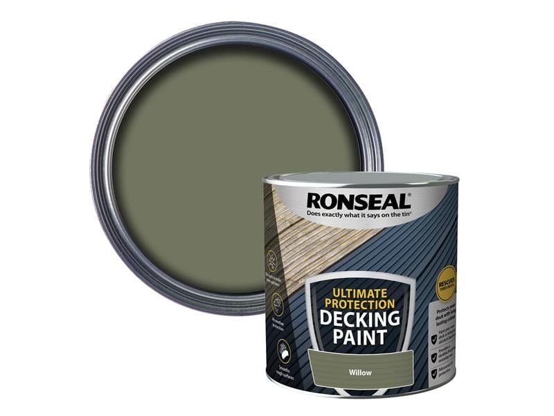Ronseal 39223 Ultimate Protection Decking Stain Willow 2.5 Litre - Image 1