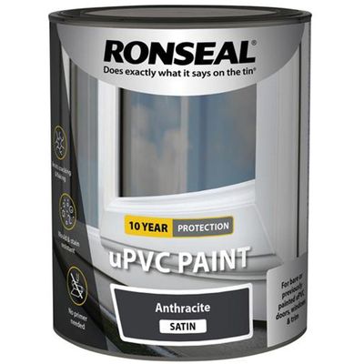 Ronseal 39391 Upvc Paint Anthracite Satin 750Ml - Thumbnail 2
