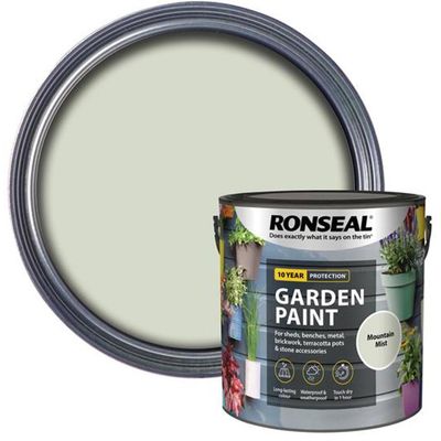 Ronseal 39441 Garden Paint Mountain Mist 2.5 Litre - Thumbnail 2