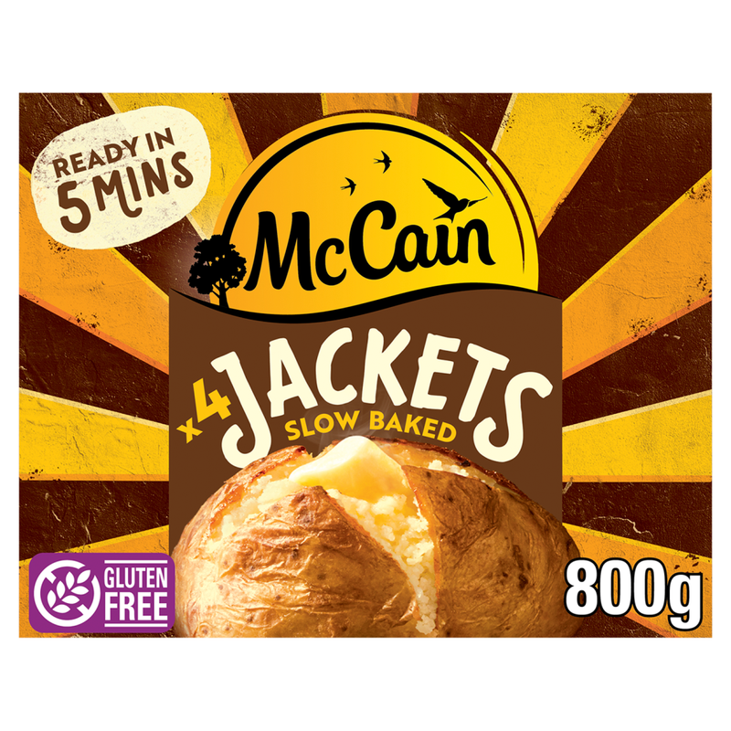 McCain 4 Baked Jacket Potatoes 800g - Image 1