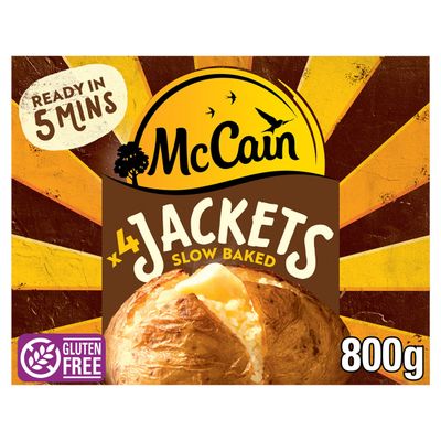 McCain 4 Baked Jacket Potatoes 800g - Thumbnail 2