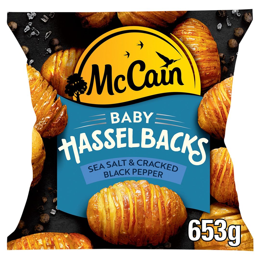 McCain Baby Hasselback Potatoes Salt & Pepper 653g - Image 1