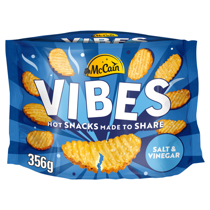 McCain Vibes Salt & Vinegar Hot Potato Snack 356g - Image 1