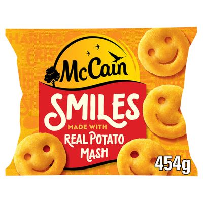 McCain Potato Smiles 454g