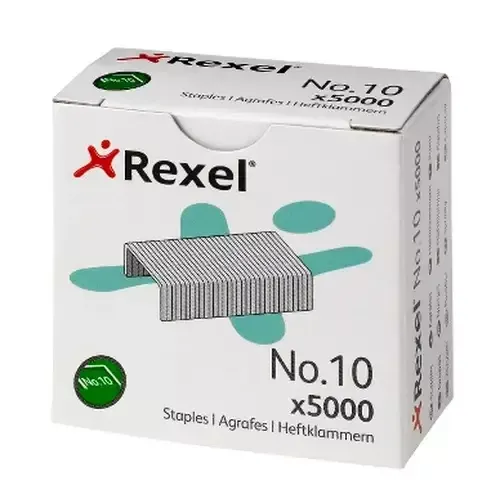 Rexel No. 10 Staples (5000) - Image 1