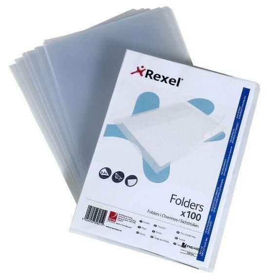 Rexel Superfine Cut Flush Folders (100) - Image 1