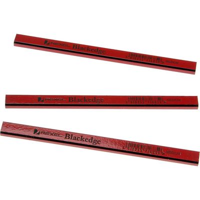Blackedge 34330 Carpenterfts Pencils - Red / Medium (Card 12)