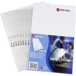 Rexel Budget Embossed Top Opening Pockets (100) - Image 1