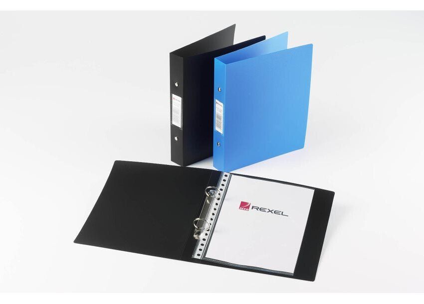 Rexel Budget 2 Ring Binder A5 Blue - Image 1
