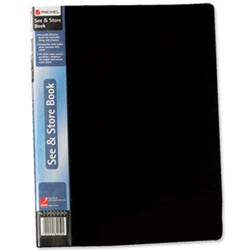 Rexel See And Store A4 Display Book 60 Pocket Black - Image 1