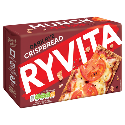 Ryvita Crispbread Dark Rye Crackers 250g - Thumbnail 2