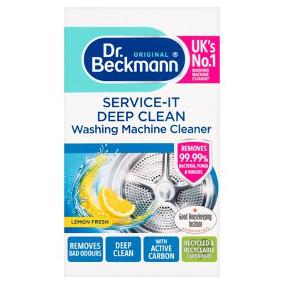 Dr. Beckmann Original Service-It Deep Clean Washing Machine Cleaner Lemon Fresh 250g - Thumbnail 2