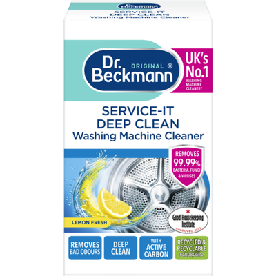 Dr. Beckmann Original Service-It Deep Clean Washing Machine Cleaner Lemon Fresh 250g