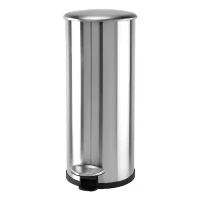 ADDIS 518017 trash can 30 L Round Stainless steel - Thumbnail 2