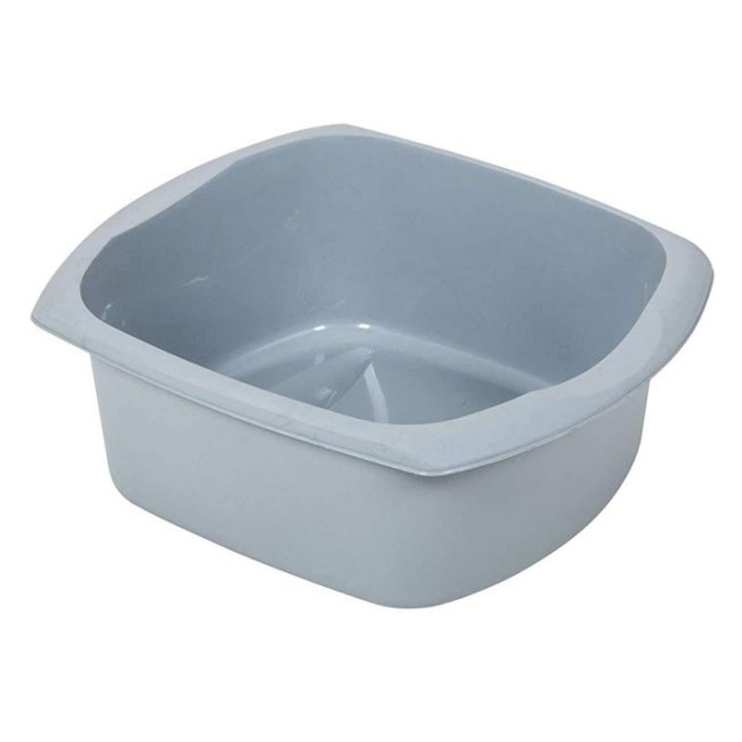 Addis Rectangular Washing Up Bowl Large - Grey - Image 1