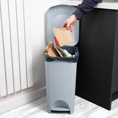 Eco Pedal Bin 40L - Metallic
