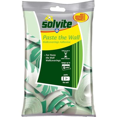 Solvite 1584707 Paste The Wall Wallcoverings Adhesive - 5 Roll Sachet