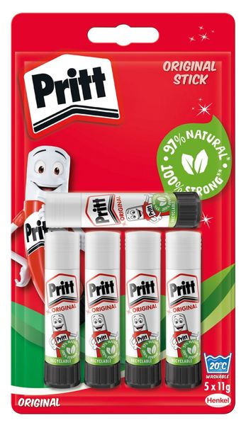 Pritt Stick Glue Stick 11g (Pack of 5) 1483489