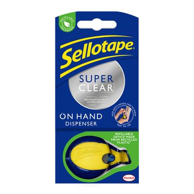 Sellotape On-Hand Dispenser 18mm X 15M - Grey