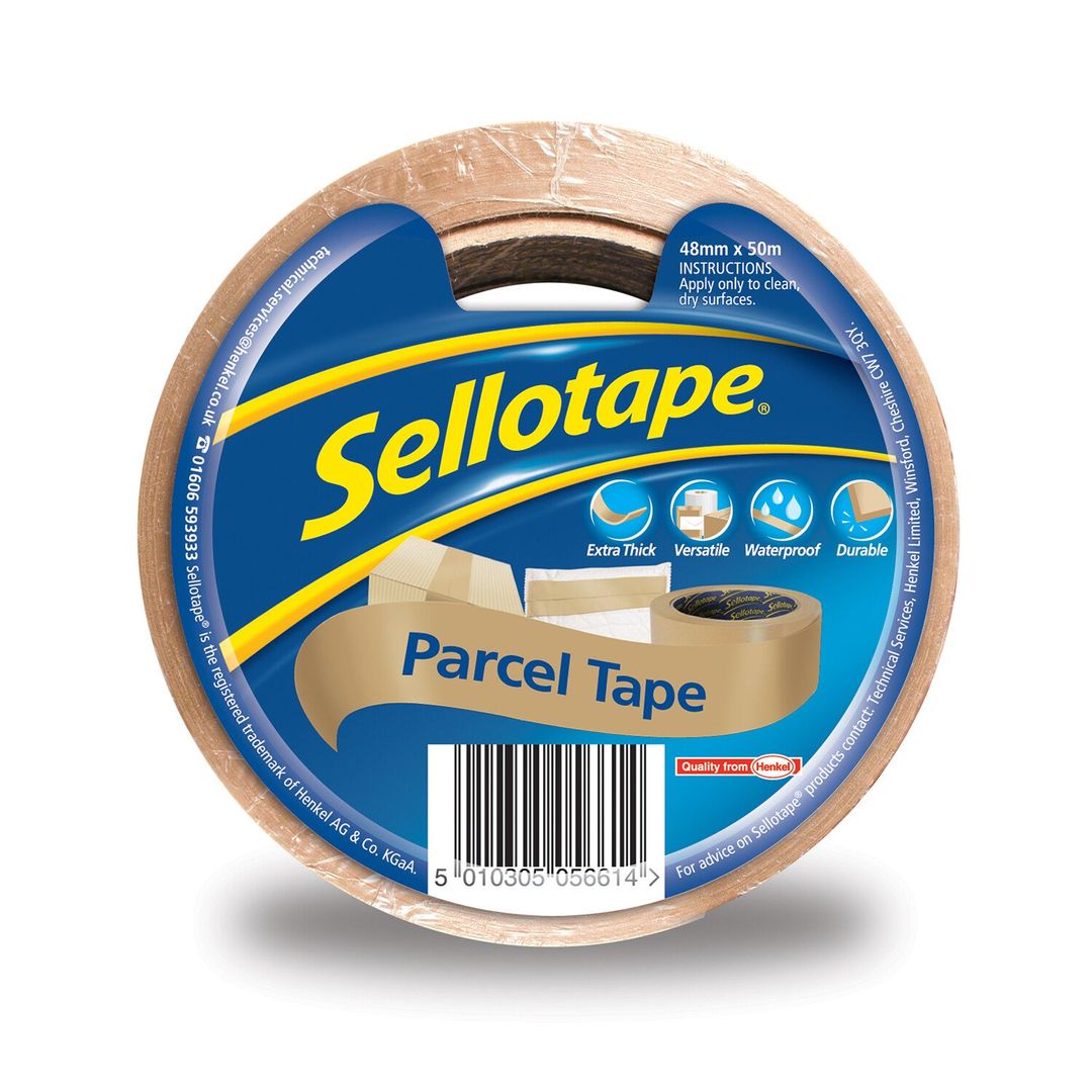 Sellotape Brown Parcel Tape - Image 1
