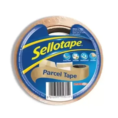 Sellotape Brown Parcel Tape - Thumbnail 2