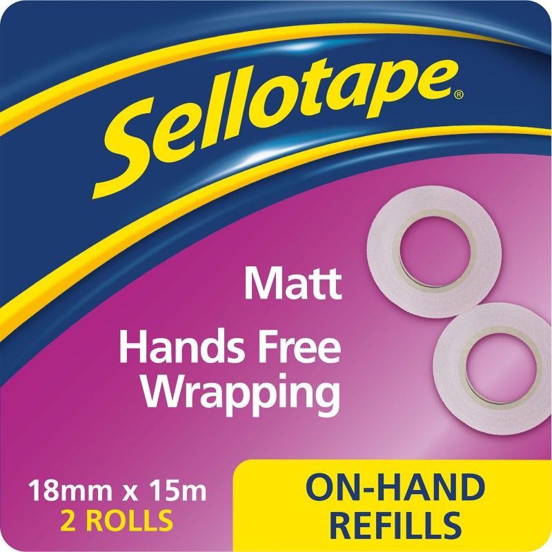 Pack of Two Refills Sellotape On Hand Matt - Image 1