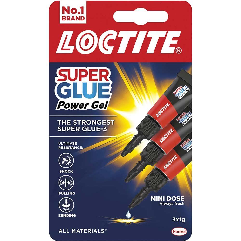 Loctite 2642101 Super Glue Power Gel Mini Tube Trio 3 X 1G - Image 1