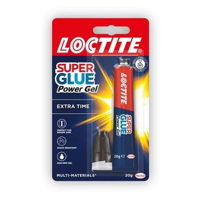 Loctite Extreme All Purpose Adhesive Glue Gel Non-Drip 20g - 2820793