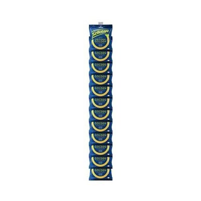 Sellotape Original Golden Tape Easy Tear Extra Sticky 24mm x 50m Clip Strip (Pack 12) - 2928293