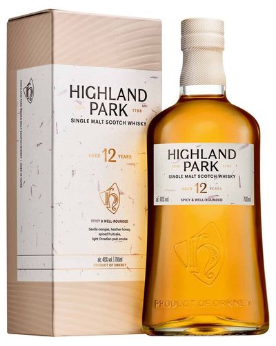 Highland Park 12 Year Old Island Single Malt Scotch Whisky