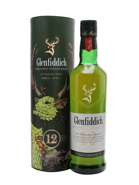 Glenfiddich 12 Year Old Speyside Single Malt Scotch Whisky - Image 1