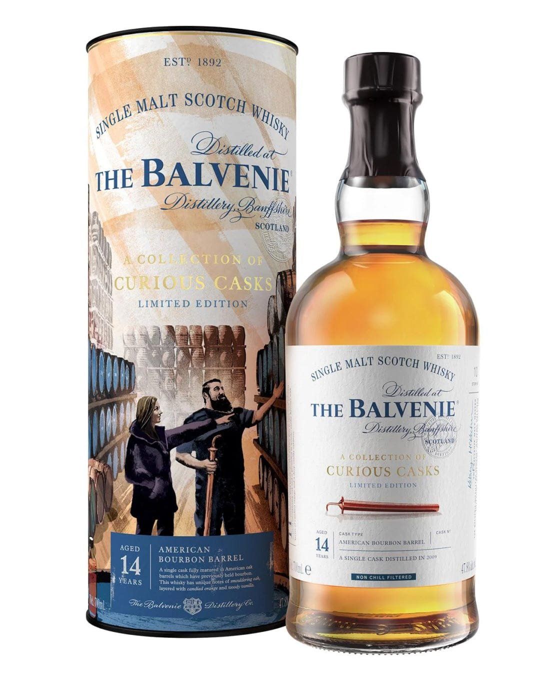 Balvenie 2009 / 14 Year Old / Bourbon Barrel / A Collection of Curious Casks Speyside Whisky - Image 1