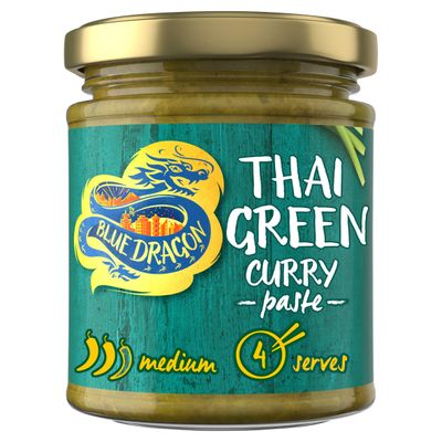 Blue Dragon Thai Green Curry Paste 170g - Thumbnail 2
