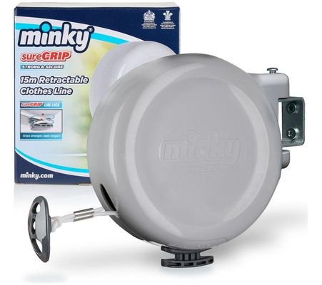 MINKY VT20591100 SureGRIP Retractable Clothes Washing Line - 15 m - Thumbnail 2